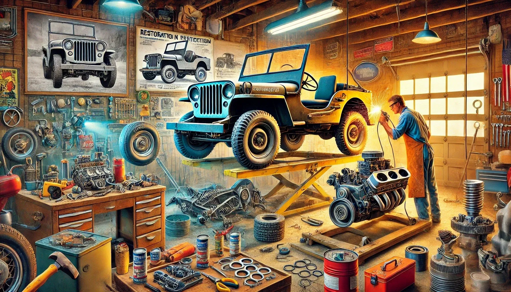 The Heart of a Classic: Restoring Vintage Jeeps
